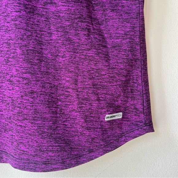 Athletic Works Purple Dri-More V-Neck Active Tee Women’s Medium Moisture-Wicking - Picture 2 of 8